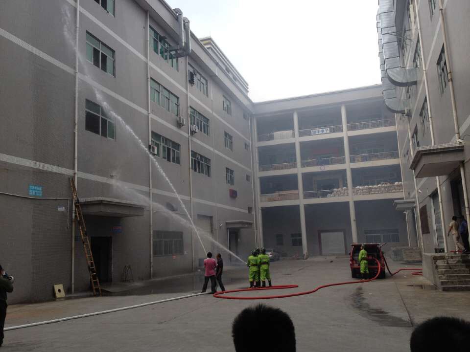 炅盛科技火災(zāi)消防演練